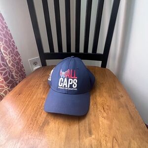 Fanatics Navy Washington NHL 'ALL CAPS' Stanley Champions Hat